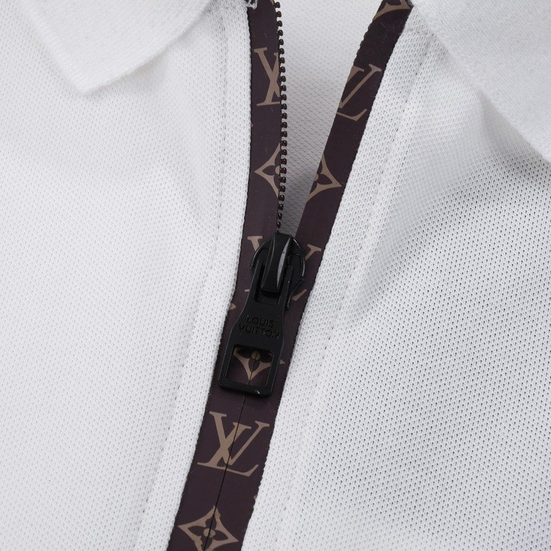 Поло Louis Vuitton With Branded Clasp "White" фото № 4