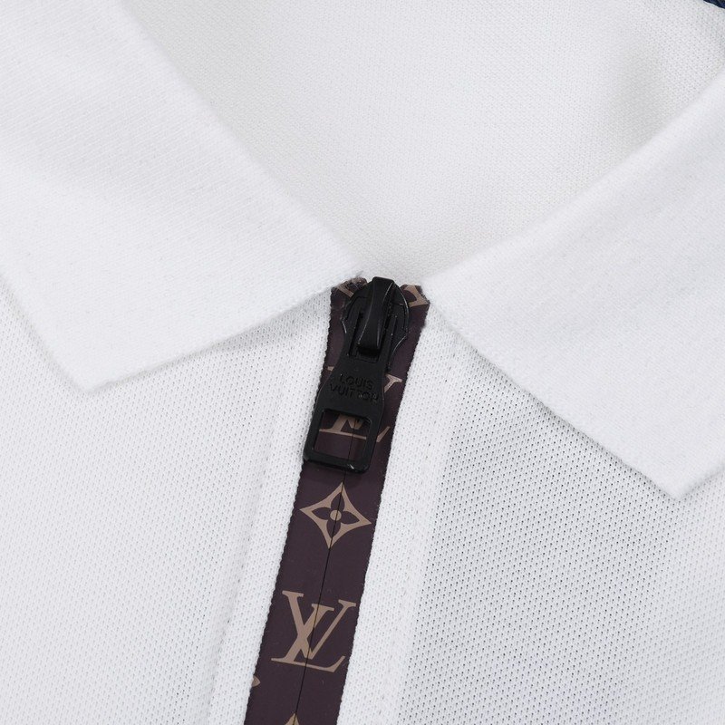Поло Louis Vuitton With Branded Clasp "White" фото № 7