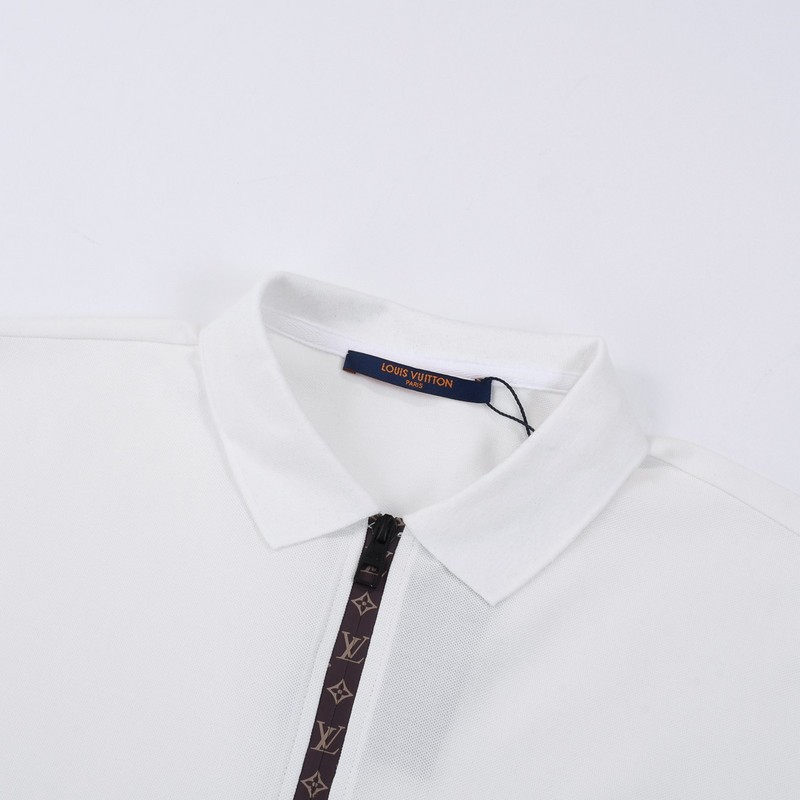 Поло Louis Vuitton With Branded Clasp "White" фото № 8