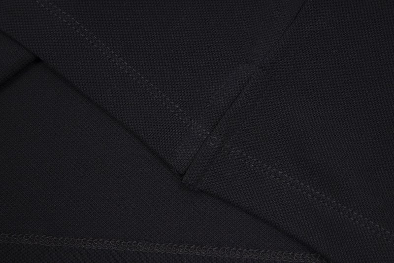 Поло Prada With Leather Logo Patch "Black" фото № 7