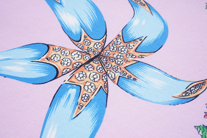 Поло Versace At The Depth Of The Sea "Blue/Pink" фото № 4