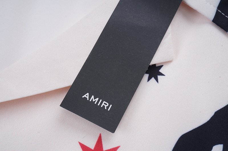 Рубашка Amiri With City Names Without Pockets "White" фото № 9