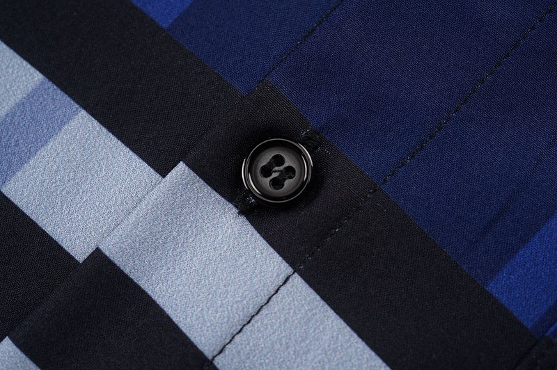 Рубашка Burberry Large Cell "Blue" фото № 4