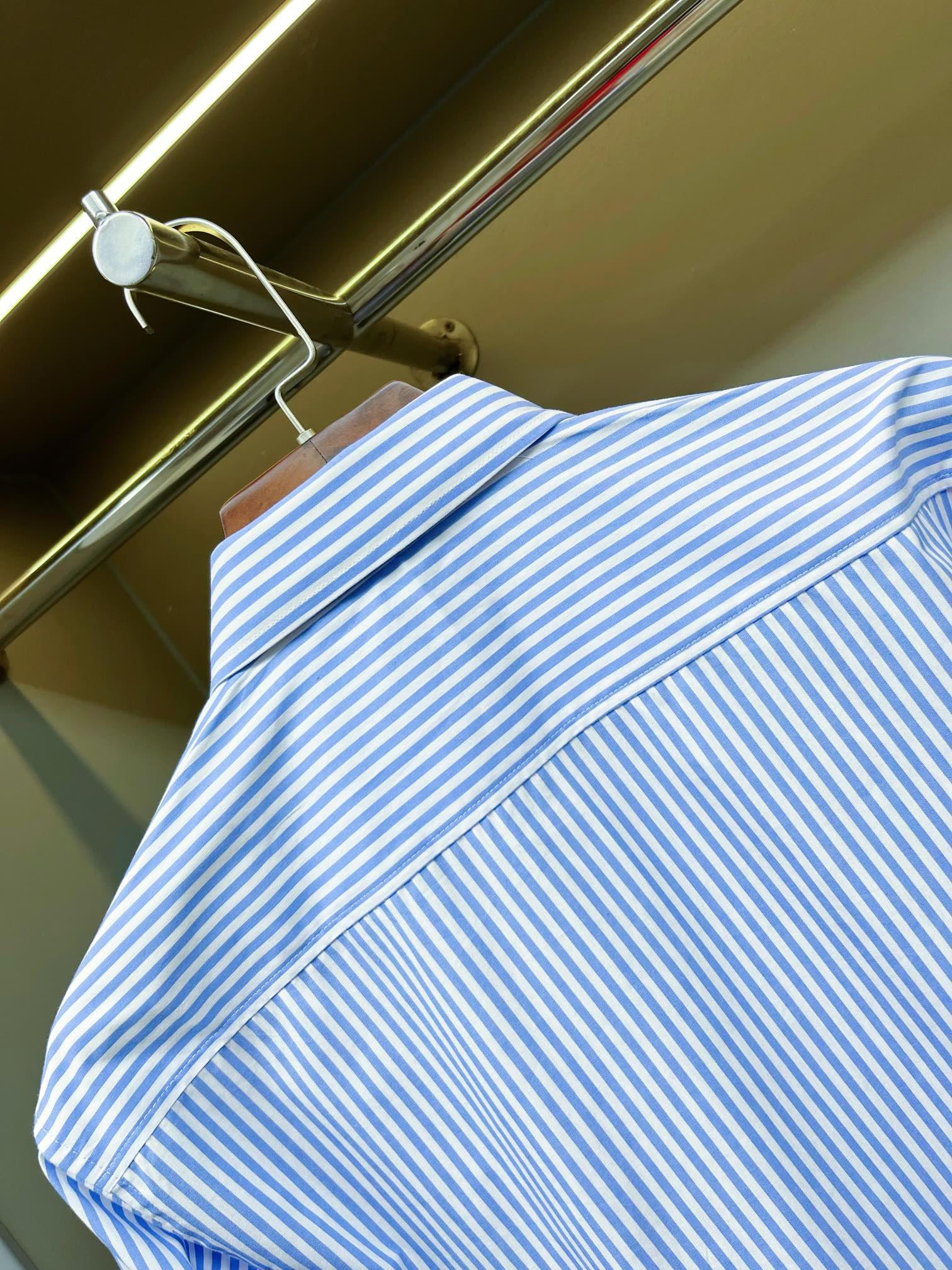 Рубашка Burberry Light Logo Burberry London England "Blue" фото № 6