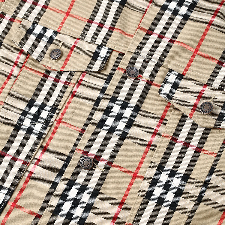 Рубашка Burberry The Horseman On A Horse Logo "Beige/Gray" фото № 5