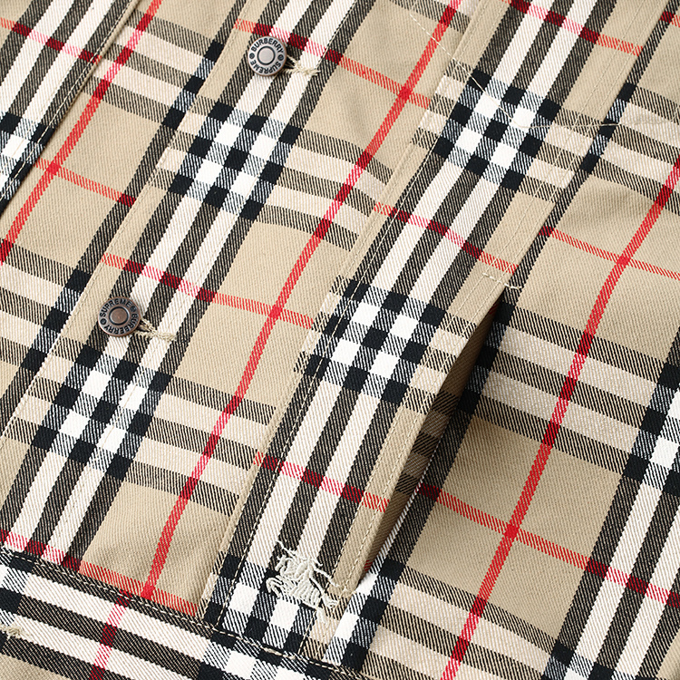 Рубашка Burberry The Horseman On A Horse Logo "Beige/Gray" фото № 6