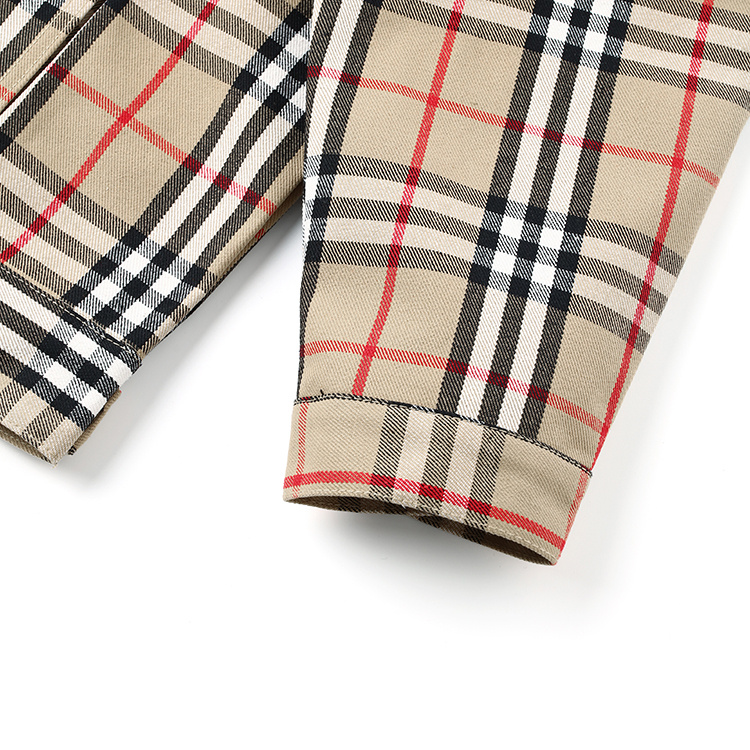 Рубашка Burberry The Horseman On A Horse Logo "Beige/Gray" фото № 7