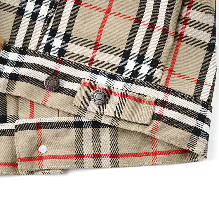 Рубашка Burberry The Horseman On A Horse Logo "Beige/Gray" фото № 9