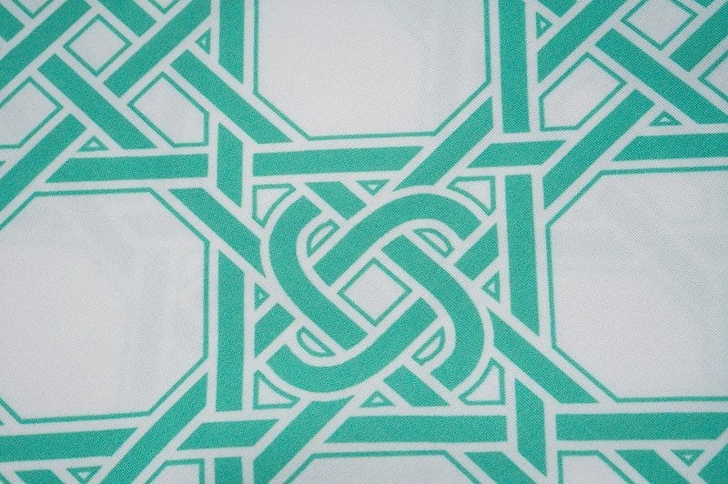 Рубашка Casablanca Pattern Of Straight Stripes "White, Green" фото № 4