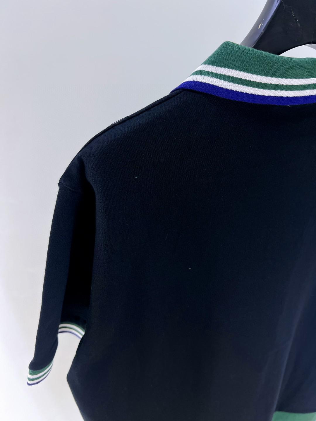 Рубашка Casablanca Frontside Print Green Racket Green Logo "Black" фото № 6