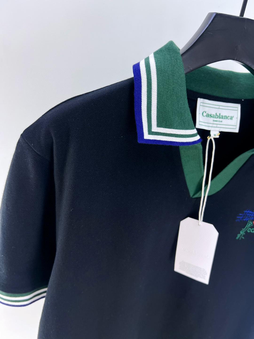 Рубашка Casablanca Frontside Print Green Racket Green Logo "Black" фото № 2