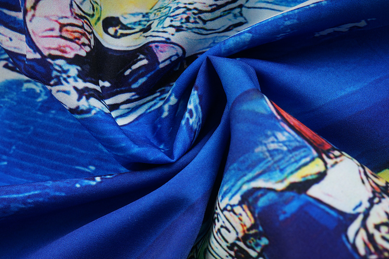 Рубашка Casablanca Streets Of The City Print "Blue" фото № 4