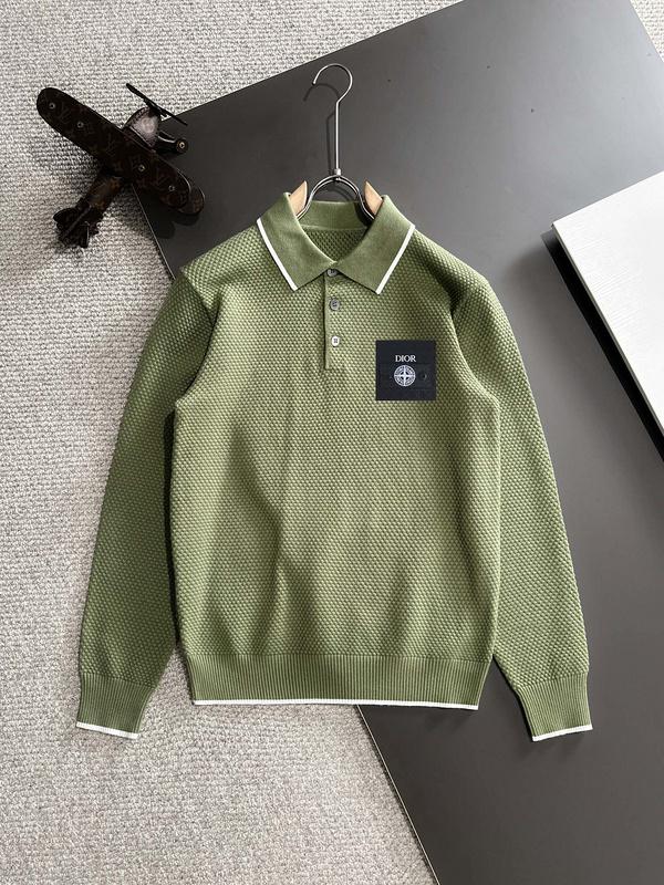 Рубашка Christian Dior Embroidered Island Stone "Green" фото № 2