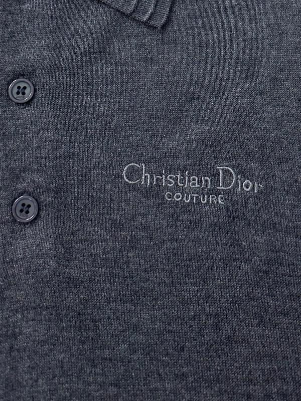 Футболка Christian Dior Frontside Small Logo Christian Dior "Navy Gray" фото № 2