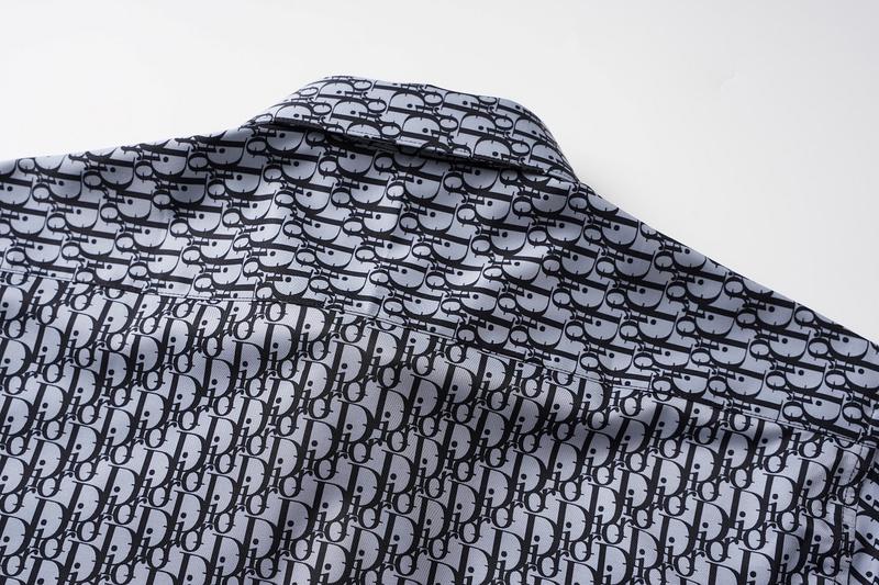 Рубашка Christian Dior Print Dior Many Logos "Black" фото № 4