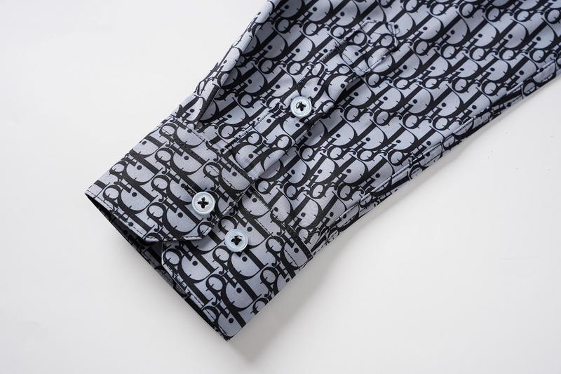 Рубашка Christian Dior Print Dior Many Logos "Black" фото № 3