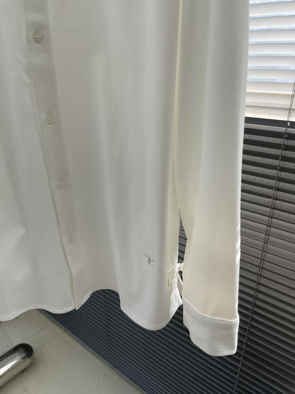 Рубашка Christian Dior Dawstrings On The Sides "White" фото № 2