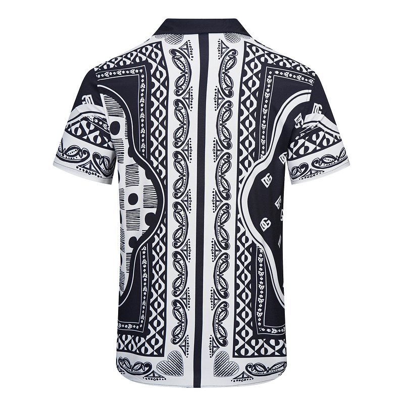 Рубашка Dolce Gabbana Logo Inside Heart "Black" фото № 2