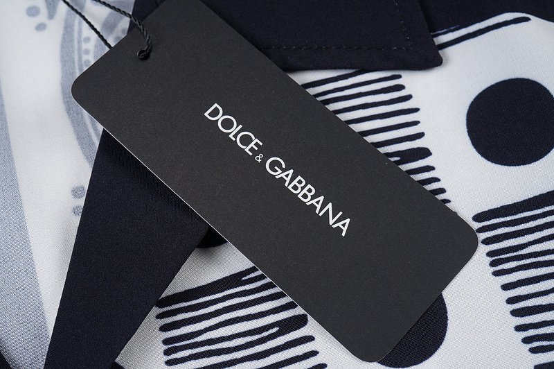 Рубашка Dolce Gabbana Logo Inside Heart "Black" фото № 6