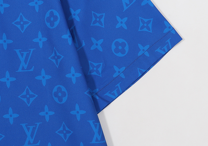 Рубашка Louis Vuitton Monogram "Blue" фото № 8