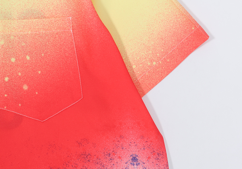 Рубашка Off White Short Sleeve Gradient "Beige" фото № 3