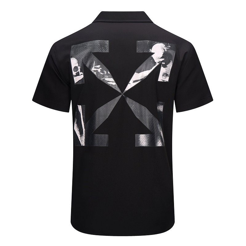 Рубашка Off White Arrows On Back "Black" фото № 2