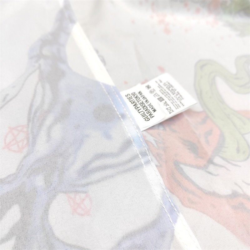 Рубашка Wacko Maria X Neck Face Dance Of The Demons "White" фото № 2