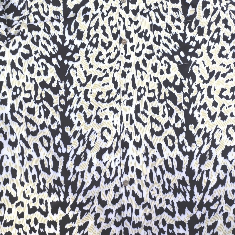 Рубашка Wacko Maria Predators Skin Print "Beige/Black" фото № 3