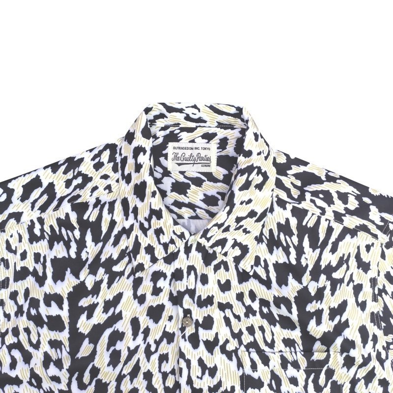 Рубашка Wacko Maria Predators Skin Print "Beige/Black" фото № 7