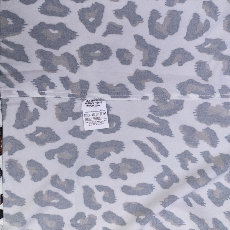 Рубашка Wacko Maria Leopard Style "White/Brown" фото № 2