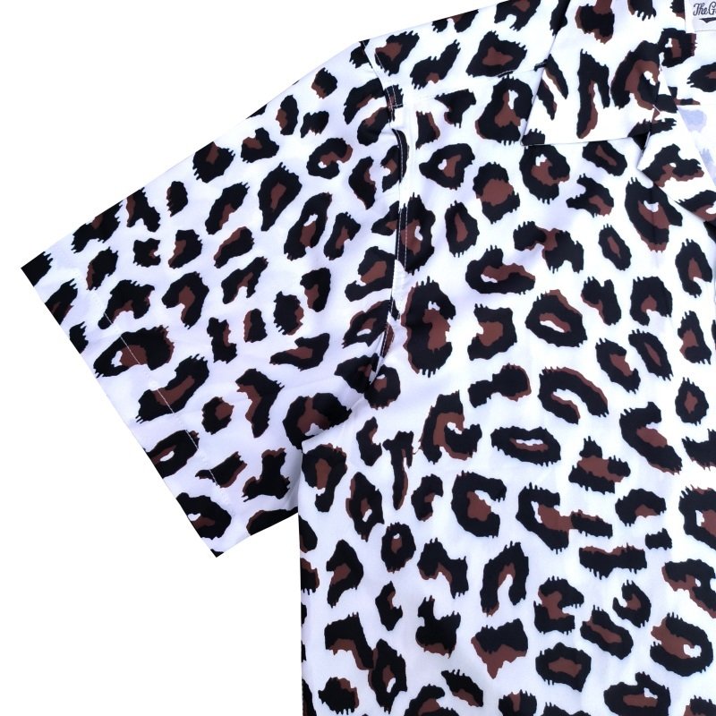 Рубашка Wacko Maria Leopard Style "White/Brown" фото № 6