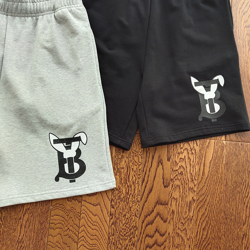 Шорты Burberry With The Hare Logo "Gray" фото № 3