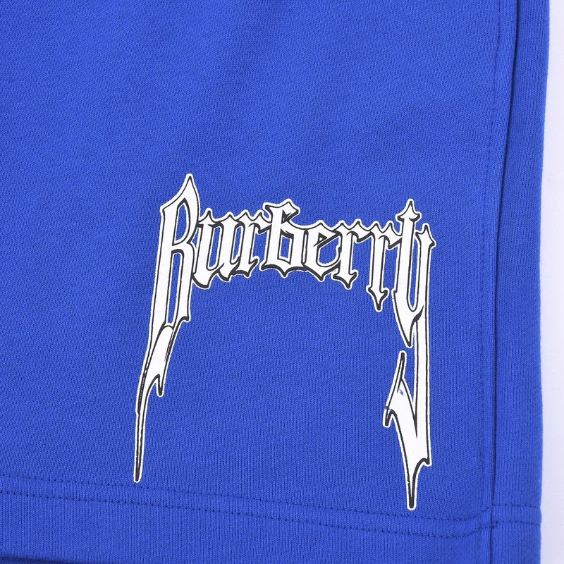 Шорты Burberry Screen Printing "Blue" фото № 4