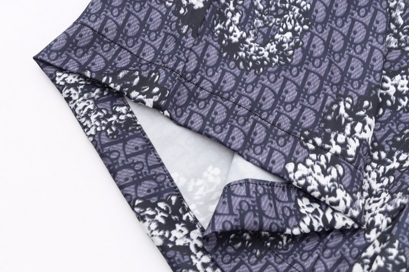 Шорты Christian Dior With Abstract Print "Lilac/Gray" фото № 2