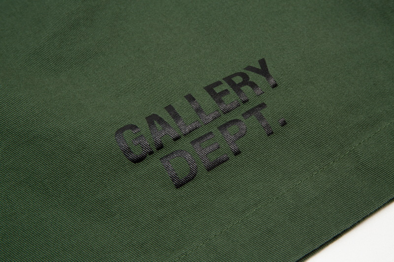 Шорты Gallery Dept With The Shortened Logo "Green/Black" фото № 4