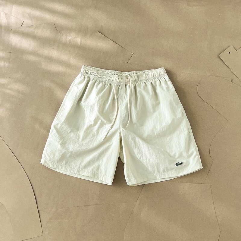 Шорты Lacoste Elasticated With Crocodile Emblem "Cream" фото № 2