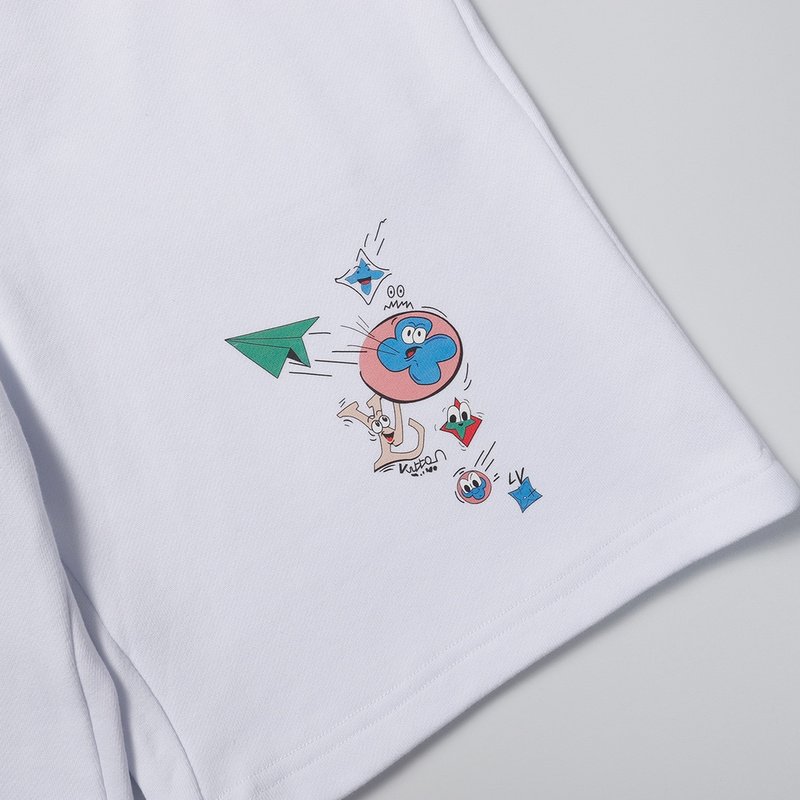 Шорты Louis Vuitton With Mini Picture "White" фото № 3