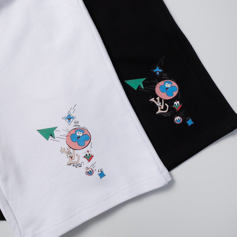 Шорты Louis Vuitton With Mini Picture "White" фото № 7