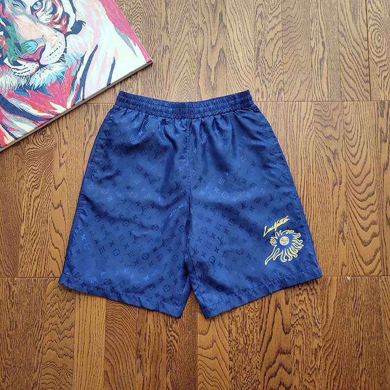 Шорты Louis Vuitton Sun Face "Blue" фото № 9