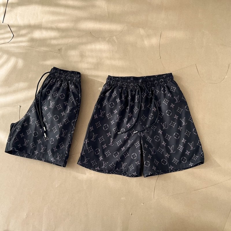 Шорты Louis Vuitton Small Emblems "Black" фото № 4