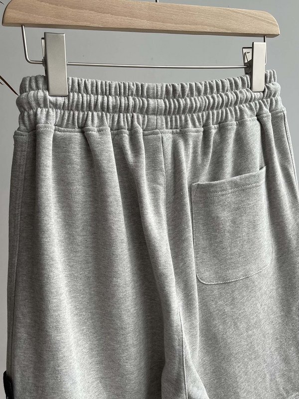 Шорты Stone Island Embroidered Chevron "Gray" фото № 5