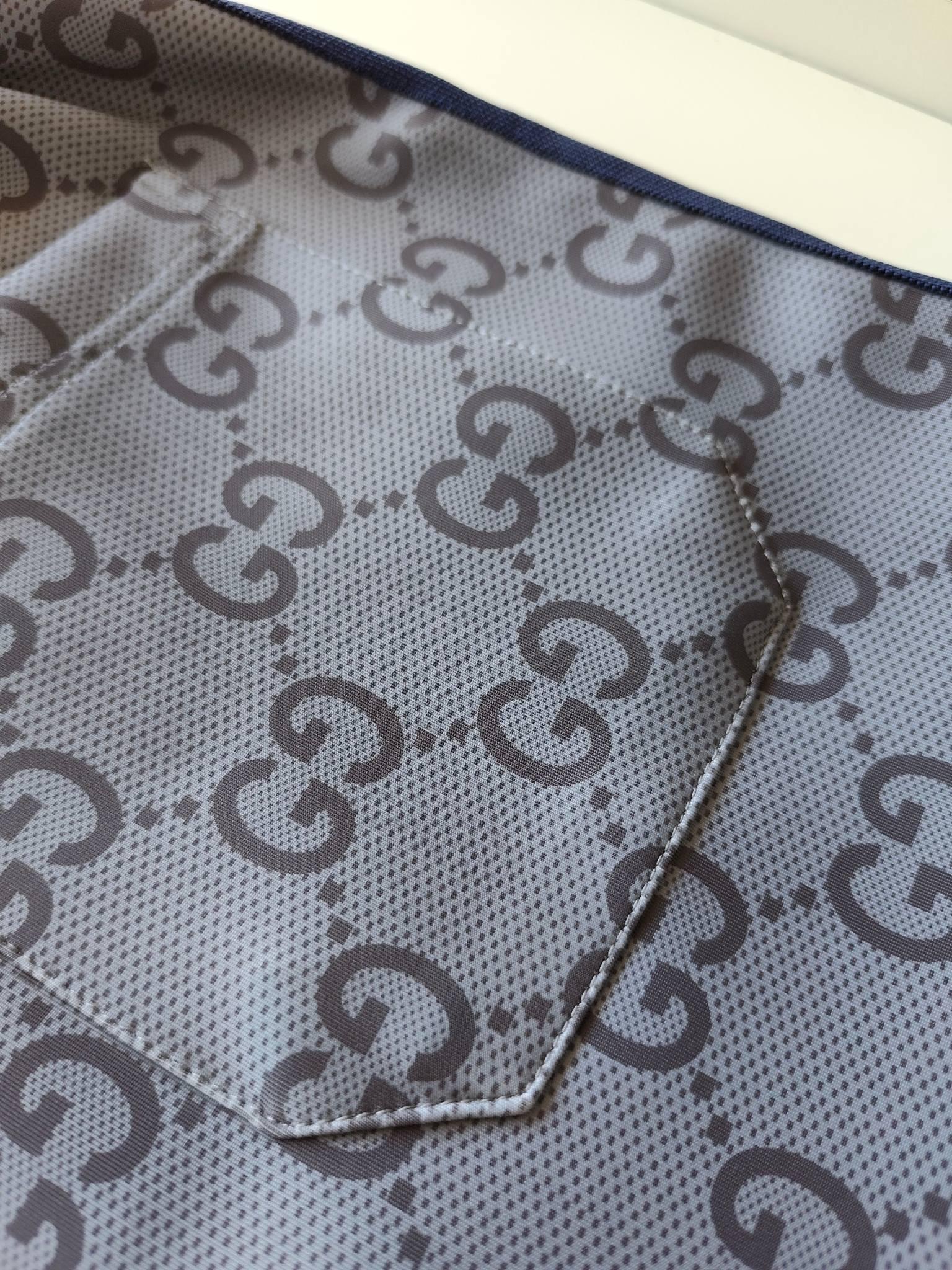 Штаны Gucci Print Gray Logos GC "Gray" фото № 6