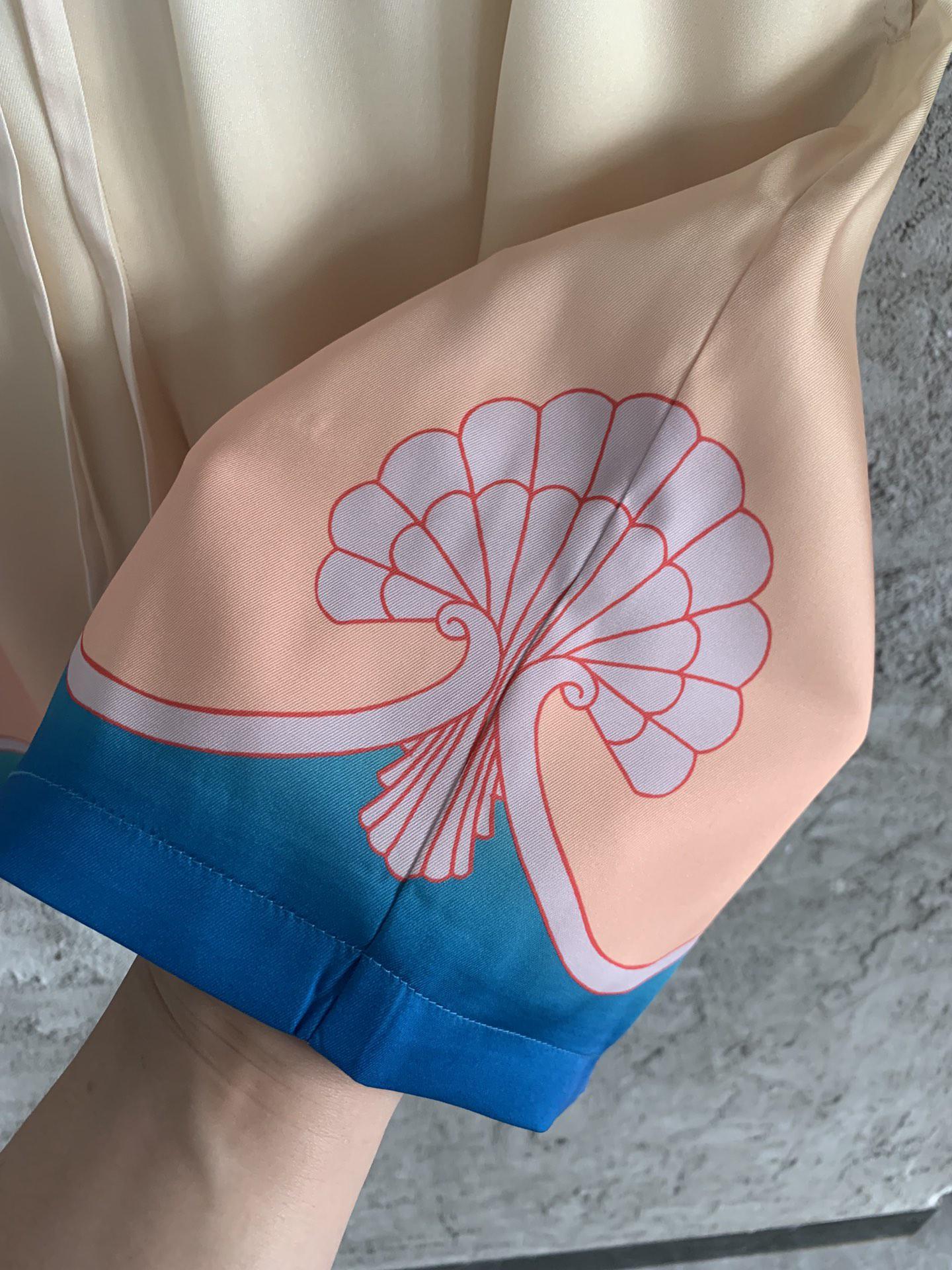 Шорты Casablanca Pink Shells Red Outline "Beige" фото № 4