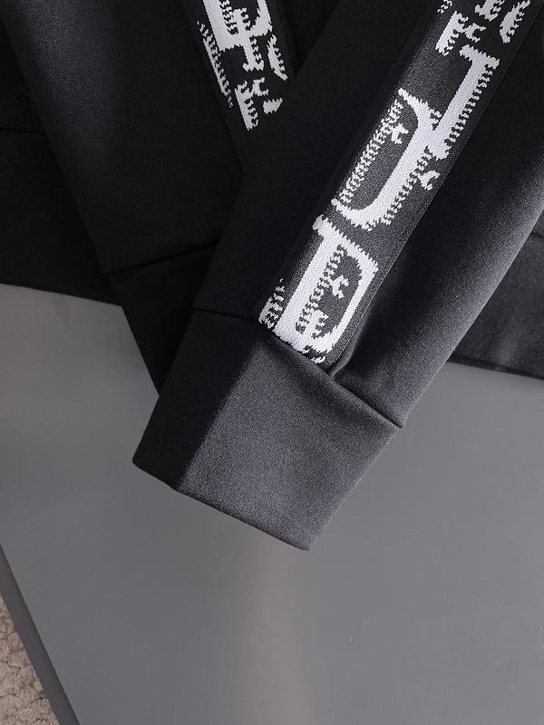 Олимпийка Christian Dior Frontside Handwritten Logo Dior "Black" фото № 4