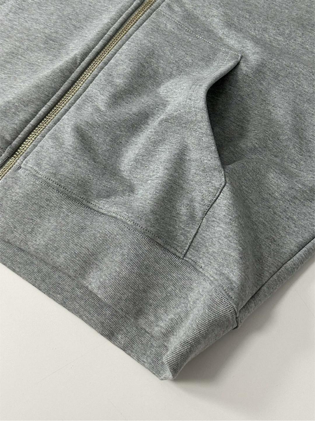 Худи Miu Miu Striped Logotype Miu Miu "Gray" фото № 5