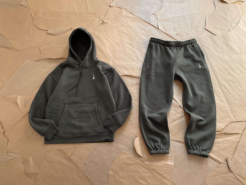 Спортивный костюм Nike Small Embroidered Logo "Black" фото № 3