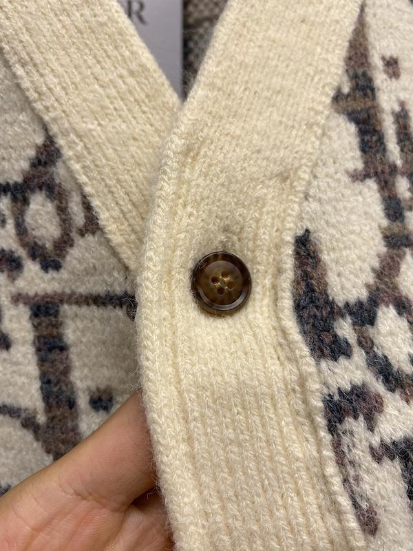 Кардиган Christian Dior Many Brown Logos "Beige" фото № 3