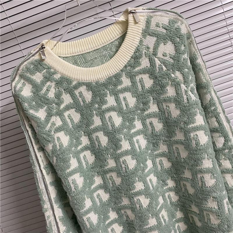 Свитер Christian Dior Volume Print Many Logos "Green" фото № 5