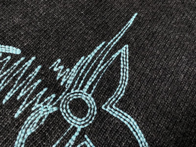 Кардиган Louis Vuitton With An Embroidered Logo "Gray" фото № 8