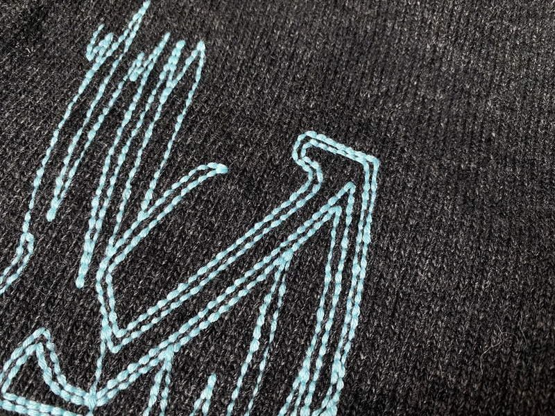 Кардиган Louis Vuitton With An Embroidered Logo "Gray" фото № 3